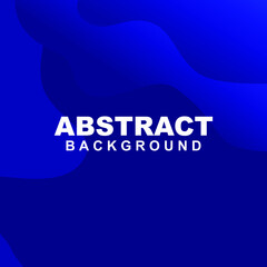Illustration of abstract background gradient vector in blue color. Good to use for banner, social media feed, poster and flyer template, etc.