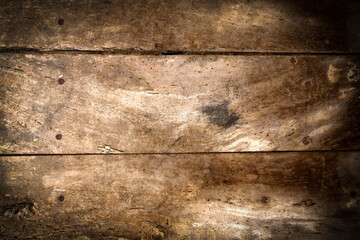 texture of a wooden board. Selective focus