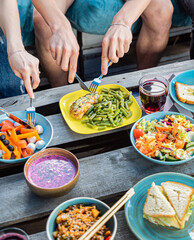 take away party in the park