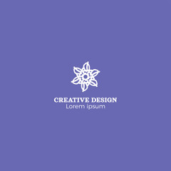 Aesthetic Hand Drawn Creative Logo Design Vector EPS10