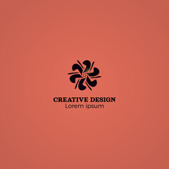 Cute Simple Aesthetic Creative Company Logo Design Vector EPS10