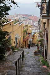 Napoli - Scorcio panoramico dai Gradini del Petraio
