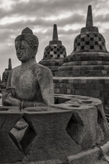 Fototapeta na wymiar Stupa of Borobudur Temple Magelang