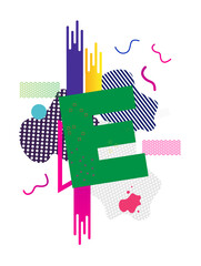 Flat geometric covers design. Colorful modernism. Simple shapes composition. Futuristic patterns