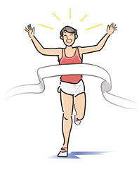 マラソン-ゴール