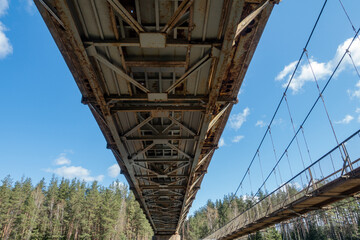 Fototapeta premium bridge over the river