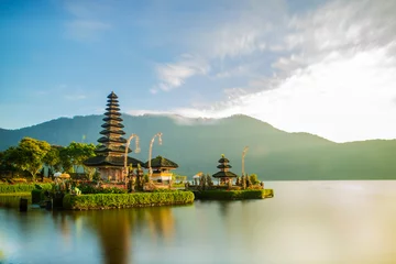 Fotobehang Bali Ulun Danu Beratan-tempel op Bali, Indonesië