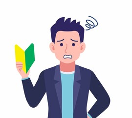 Male wearing a dark jacket