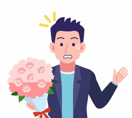 Male wearing a dark jacket