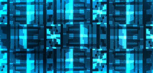 Data Circuit Microchip on Technology Background,Hi-tech Digital and security Concept design,Free Space For text in put,Vector illustration.