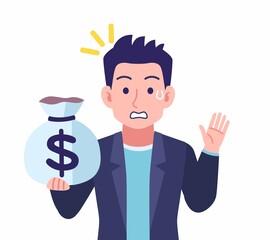 Male wearing a dark jacket