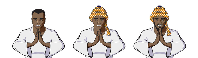 Poster for muslim religion holiday. Vector illustration.