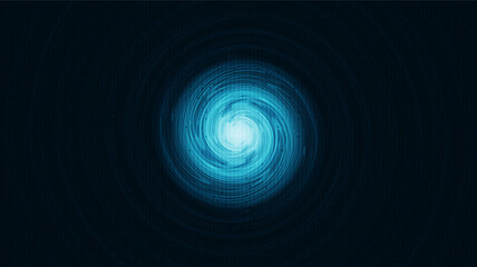 Lightr Spiral Technology on Future Background,Hi-tech Digital and Communication Concept design,Free Space For text in put,Vector illustration.