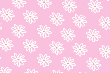 Delicate floral pattern, abstract digital background.