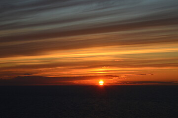 Fototapeta na wymiar Cap de Formentor Orange Sunset 