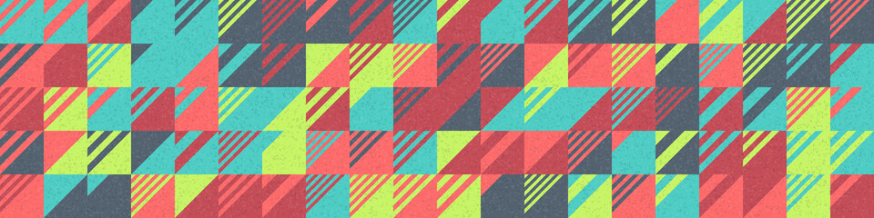 Abstract Geometric Pattern generative computational art illustration