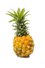 Fresh pineapple isolated on white background