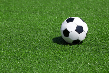 Fototapeta na wymiar Close-up of a soccer ball
