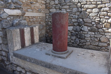 ancient half-broken column