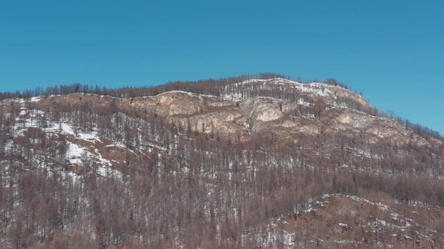 Mountains from aerial view. Landscape. Nature. Travel.