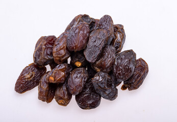 Dried medjoul jumbo dates. Modjoul is one of the noblest variety of dates in the world, often called the king of dates