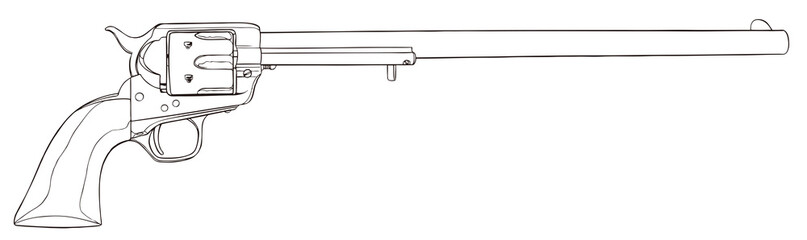 バントライン、西部劇,ウエスタン,銃,GUN,SAA