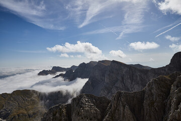View from the top of Timfi Mountain, Northern Greece