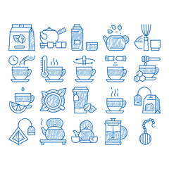 Tea Ceremony Tradition icon hand drawn illustration