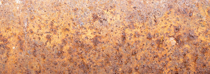 Rusty metal texture close-up. Macrophotography of rust