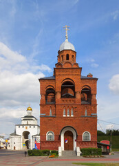 Fototapeta na wymiar Trinity Church and Golden Gate. Vladimir, Russia.