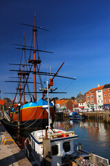 Whitby Harbour, North Yorkshire, UK