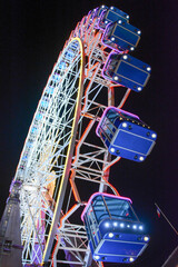 ferris wheel at night