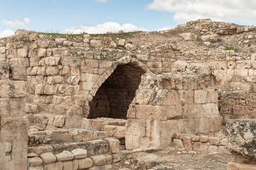 The remains  of the Maresha city in Beit Guvrin, near Kiryat Gat, in Israel