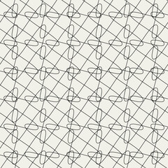 Wavy scribbles wallpaper. Monochrome and same sctribble.