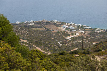 Fototapeta na wymiar View of the Aegean Coast , Antiparos island, Greece.