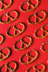 Red background with traditional German background