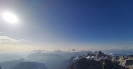 panorama of the mountains