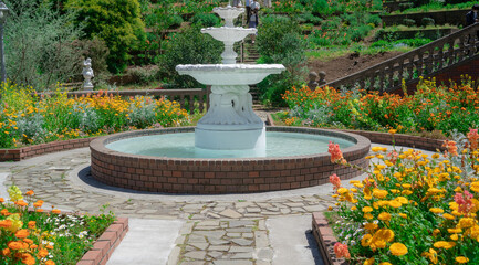 熱海の庭園の景色