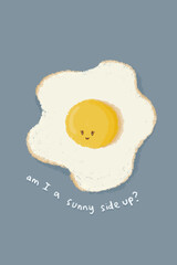 Sunny Side Up Digital Art, Wall Art, 