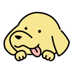 ゴールデンレトリバーのイラスト