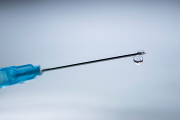 Spritze, Nadel close up