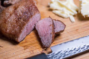 Closeup carnivore diet. Meat heal idea. Plant-free. Non-vegan. Healthy nutrition food.