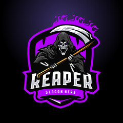 Reaper mascot logo