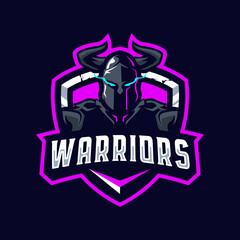 Warrior mascot logo © iyas