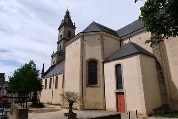 Fototapeta na wymiar L'église Saint-Patern à Vannes dans le Morbihan