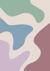 abstract background with waves abstract landscape vector wave