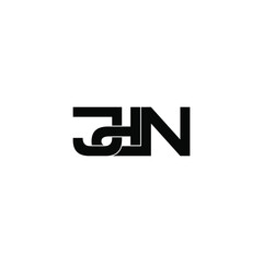 jdn letter original monogram logo design