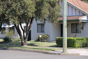 Suburban federation house in Sydney NSW Australia 