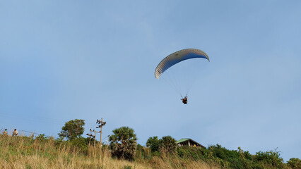 Paragliding in the tropics