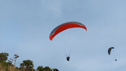 Paragliding in the tropics